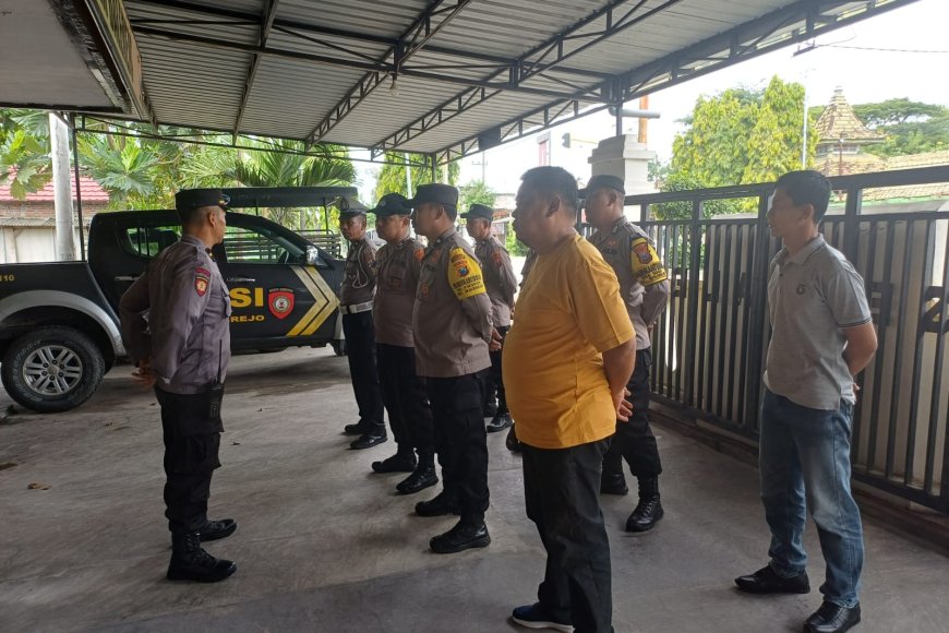 Jaga Kondusivitas Wilayah, Polsek Balerejo Gelar Apel Pamwil Antisipasi Kegiatan PSHW TM Caruban Raya