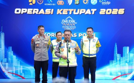 Arus Mudik Baru 25 Persen Tinggalkan Jakarta, Kakorlantas Tegaskan Keselamatan Prioritas Operasi Ketupat 2026